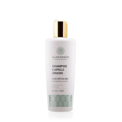Shampoo capelli grassi sebonormalizzante - Almagreen Cosmetica al naturale