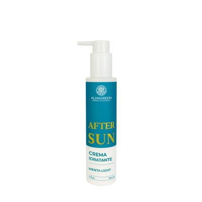 Crema idratante pre/dopo sole menta light - Almagreen - Cosmetica al Naturale