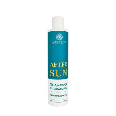 Shampoo ristrutturante riparatore dopo-sole - Almagreen - Cosmetica al Naturale