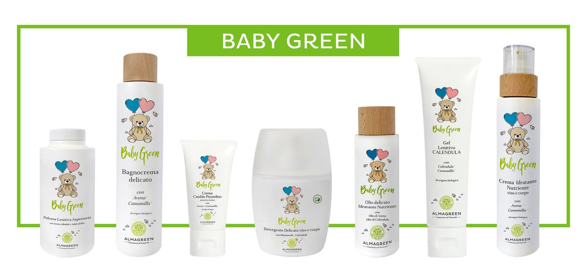 Prodotti naturali per neonati "Baby Green" - Almagreen