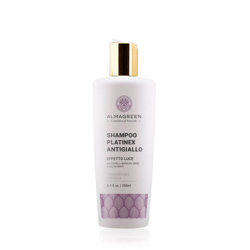 Shampoo platinex antigiallo effetto luce - Almagreen Cosmetica al naturale